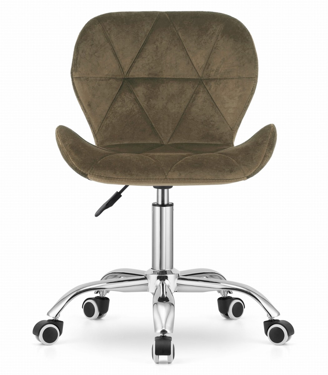 3806_AVOLA krzesło obrotowe aksamitne brąz_przód.jpg