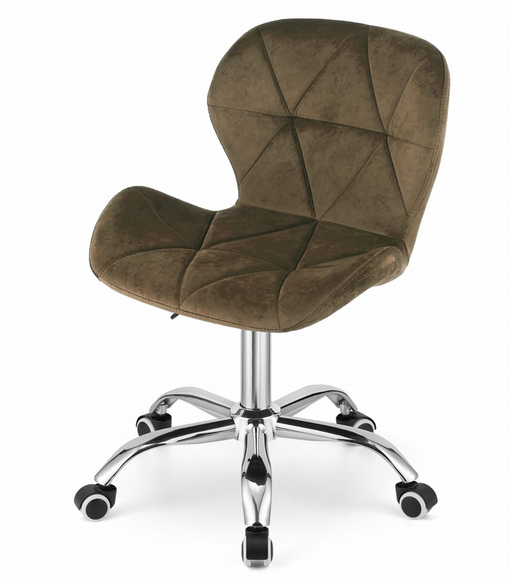 3806_AVOLA krzesło obrotowe aksamitne brąz_skos lewy przód.jpg