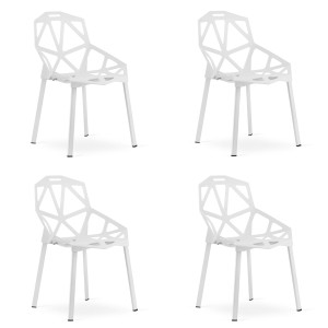 Krzesło ESSEN - białe x 4