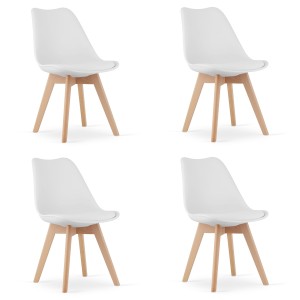 Krzesło MARK Białe x 4