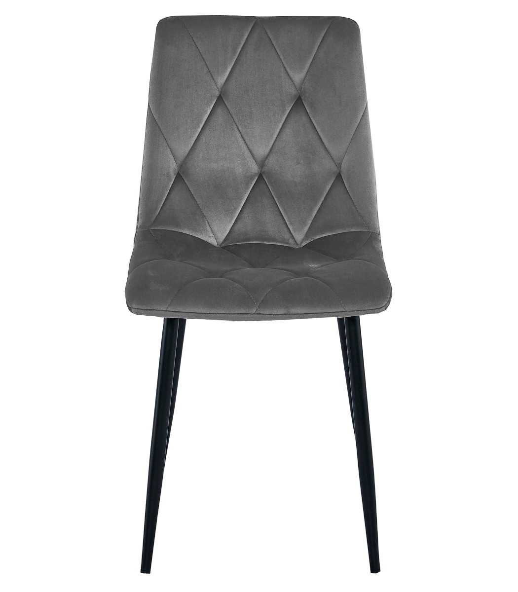 3833_Krzesło LIBRA ciemny szary aksamit nogi czarne_przód.jpg