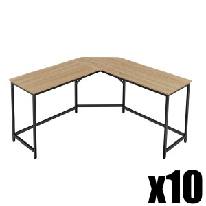 Paleta 10x Biurko Komputerowe - sonoma - LWD073B11