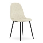 Krzesło ASTI - beż aksamit x 1