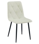 Krzesło LIBRA - beż materiał / nogi czarne x 1