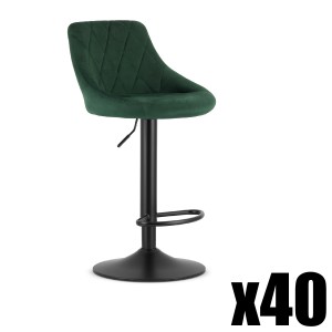 Paleta 40szt. - Hoker KAST - aksamit zieleń / baza czarna