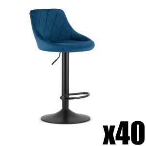 Paleta 40szt. - Hoker KAST - aksamit granatowy / baza czarna