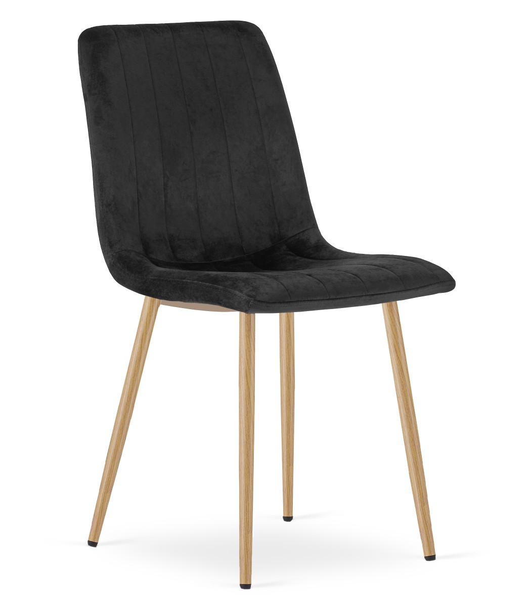 3915_SIMPLE krzesło czarne nogi kolor drewna_skos prawy przód.jpg