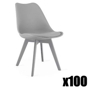 Paleta 100szt. - Krzesło MARK szare / szare nogi p