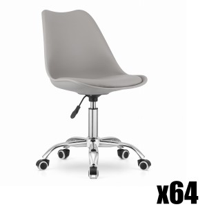 Paleta 64 szt. - Krzesło obrotowe ALBA - szare