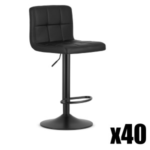 Paleta 40szt. - Hoker PROT - ekoskóra czarny / baza czarna