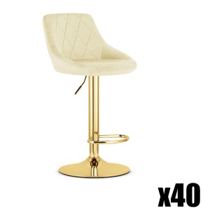 Paleta 40 szt. - Hoker KAST - aksamit beż / baza złota