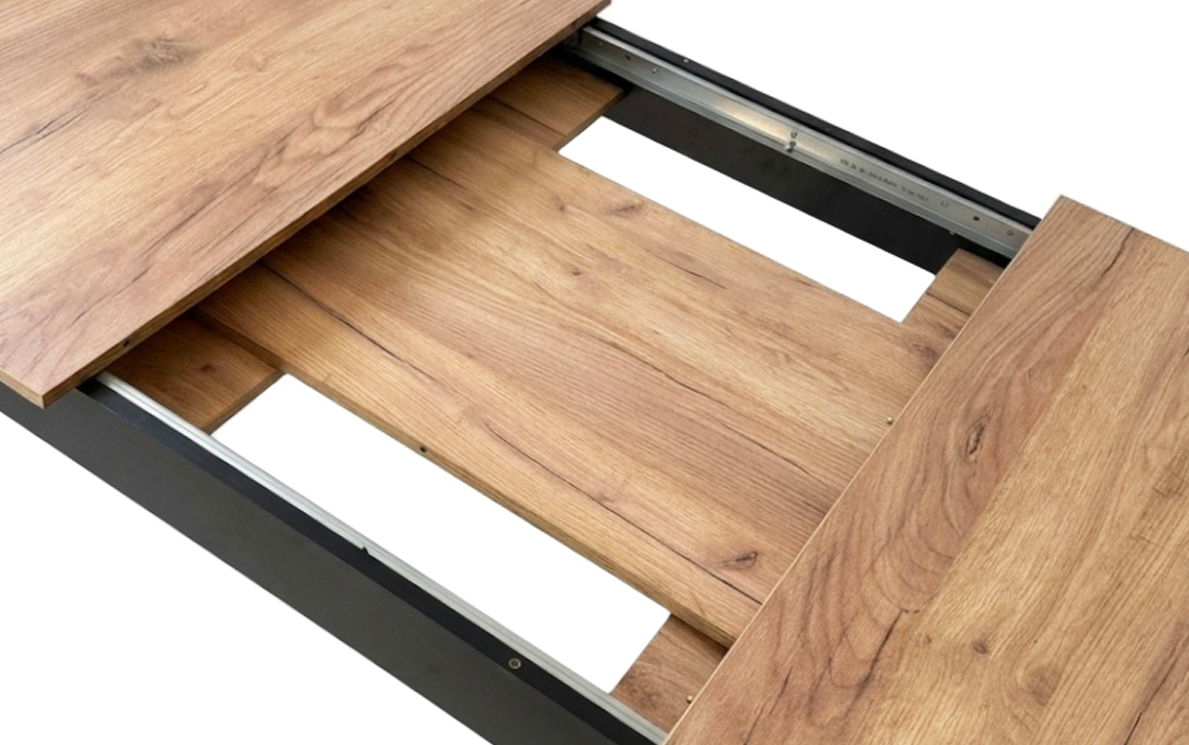 15516_Stół rozkładany 120-160 x 80 craft nogi czarne_rzut 4.jpg