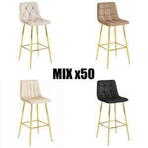 Paleta dowolnych 50 sztuk NADO/ARCETO/POZZA(nogi złote) - mix modeli i kolorów