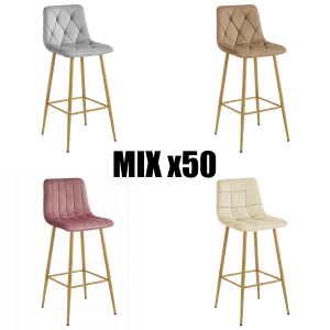 Paleta dowolnych 50 sztuk NADO/ARCETO/POZZA(nogi dąb) - mix modeli i kolorów