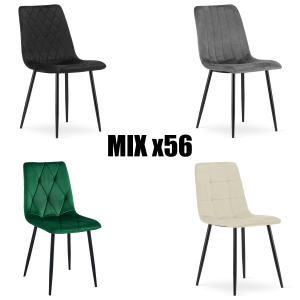 Paleta 56 sztuk LAVA / LIBRA / TURIN / KARA nogi czarne - mix (w kartonach) - sam wybierasz modele i kolory