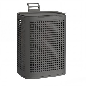 Kosz na pranie 75l szary - RLH021G101