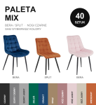 Paleta dowolnych 40 szt. BERA / SPLIT nogi czarne - mix modeli i kolorów