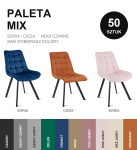 Paleta dowolnych 50 szt. SORIA / CIEZA nogi czarne - mix modeli i kolorów