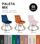 Paleta dowolnych 50 szt. SORIA360 nogi dąb - mix modeli i kolorów